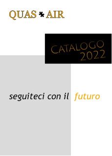 seguiteci con il  futuro Catalogo 2022 QUAS    AIR