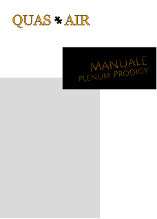 Manuale plenum Prodigy QUAS    AIR